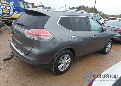 2015 Nissan Rogue Sv z USA, uszkodzony, nr VIN KNMAT2MV6FP502461